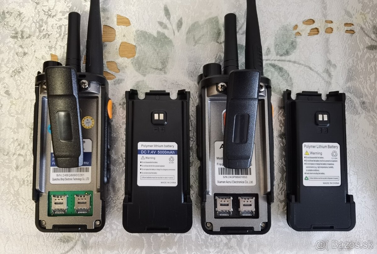 Predám 2x vysielačky UHF/POC Radia - 5