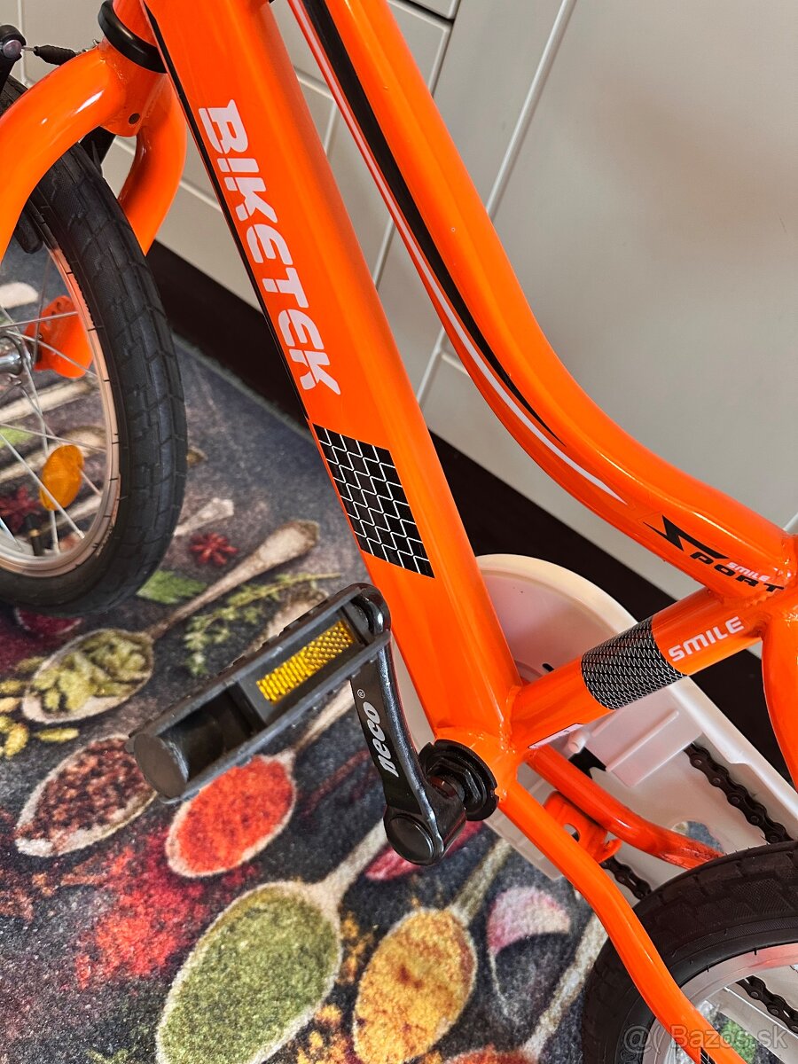 Bicykel Biketek 16” oranžový - 5