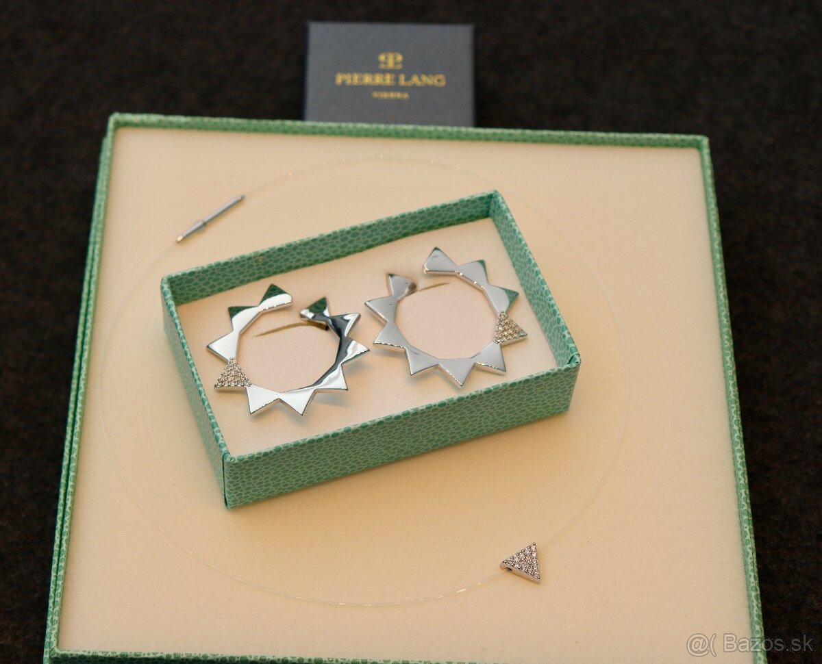 PIERRE LANG - jemný náhrdelník a výrazné náušnice - 5