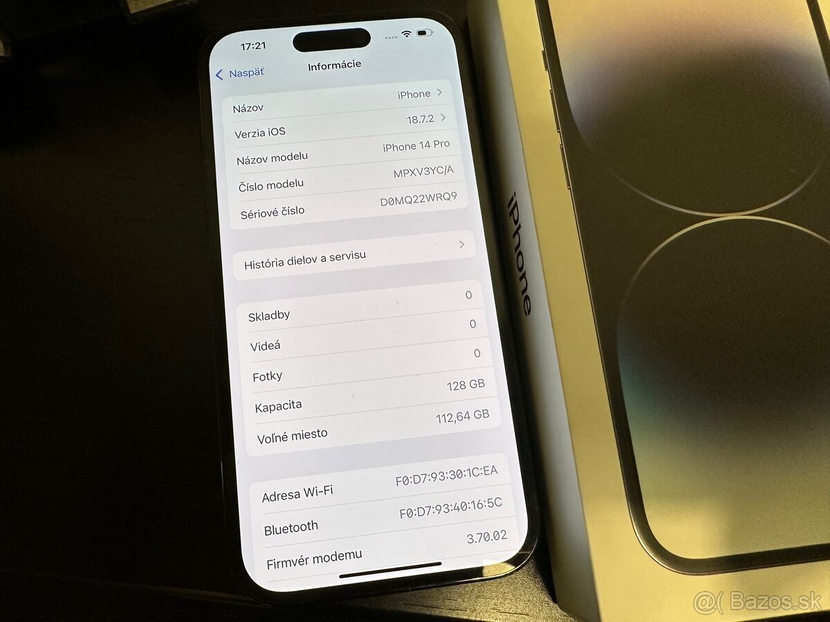 💯✅iPhone 14 Pro TOP STAV 100% ZDRAVIE batérie - 5