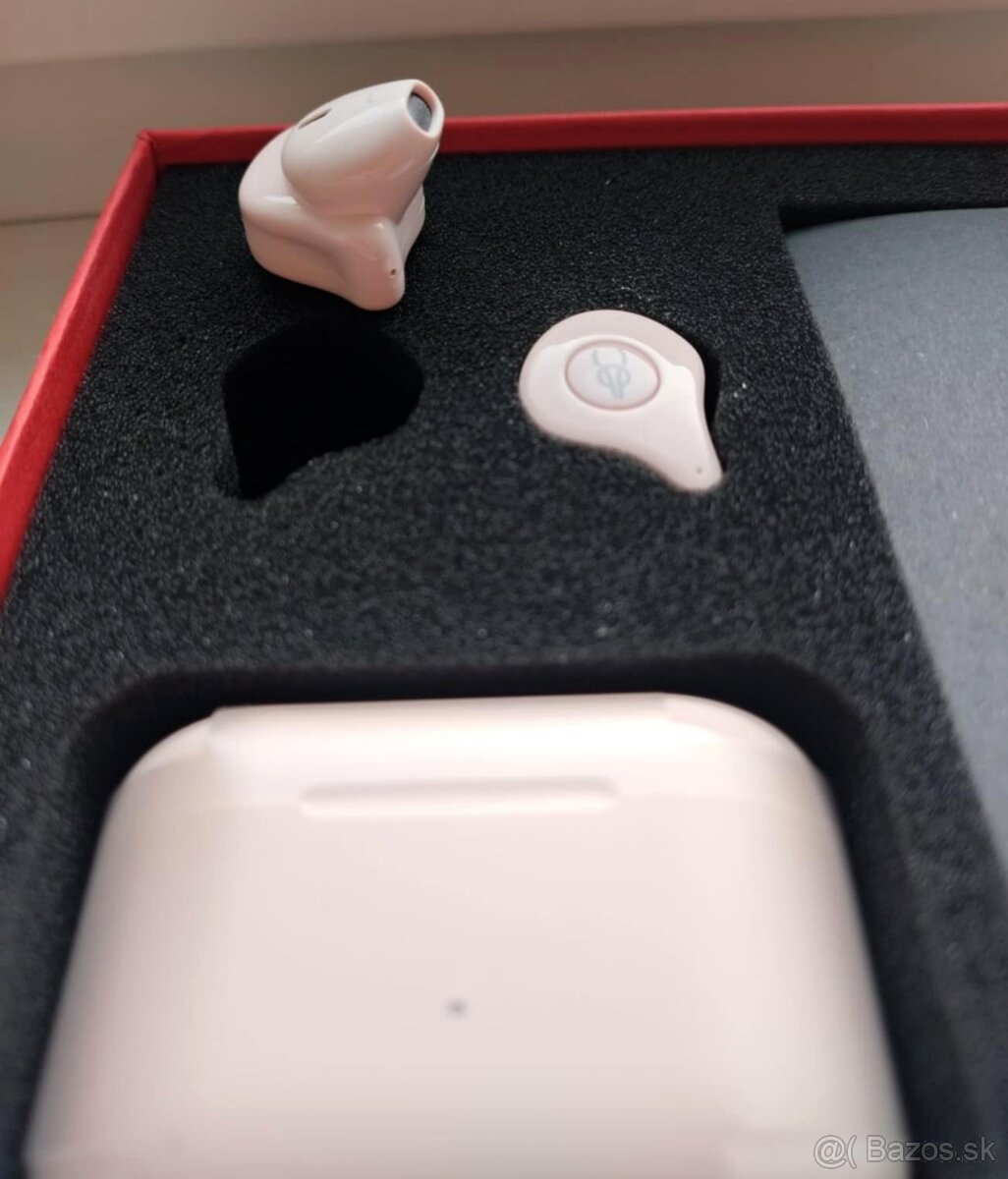 Bezdrôtové ružové slúchadlá Sabbat X12 Pro - 5