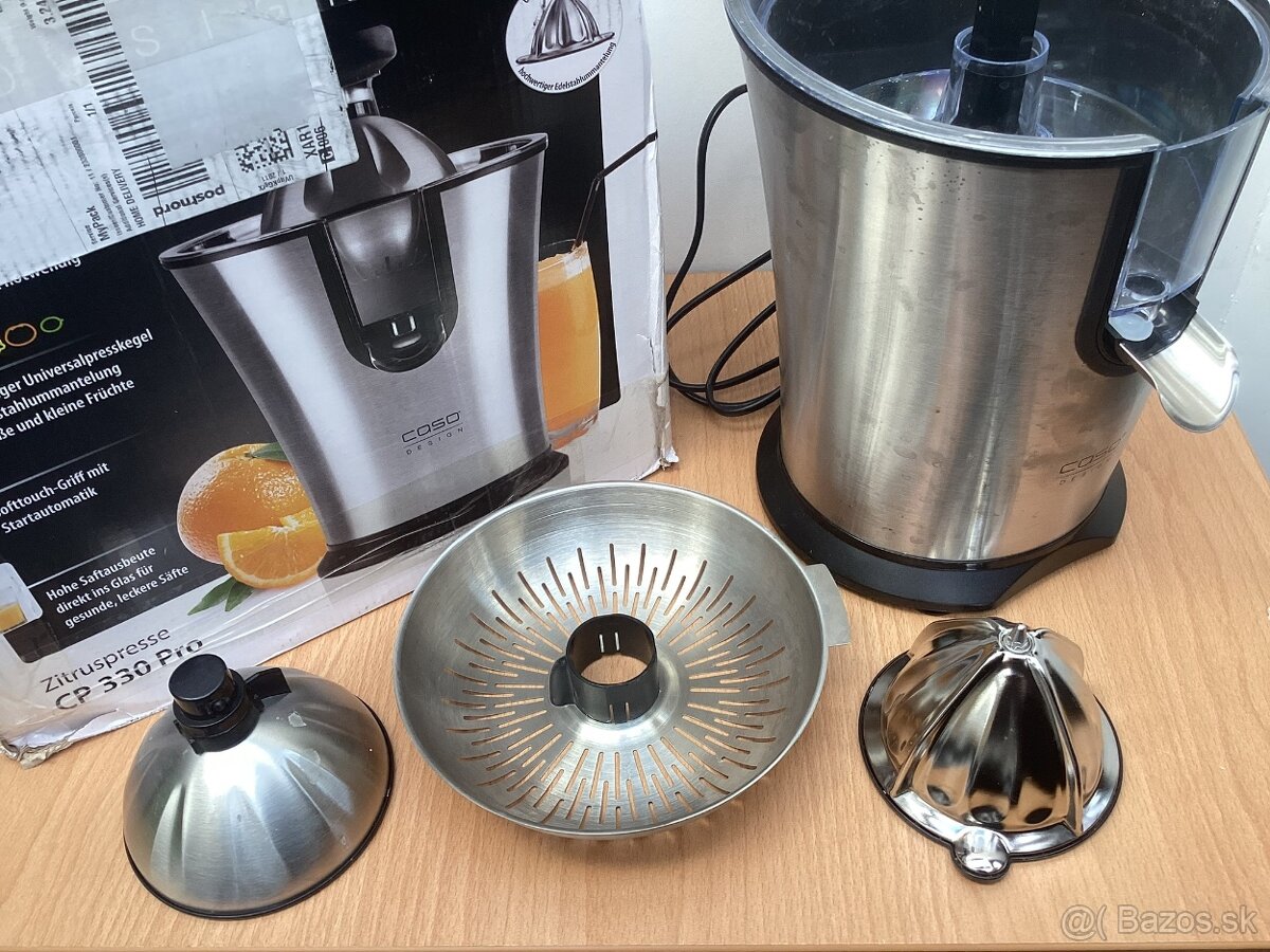 CASO CP 330 Pro elektrický lis na citrusy – nerezový, výborn - 5