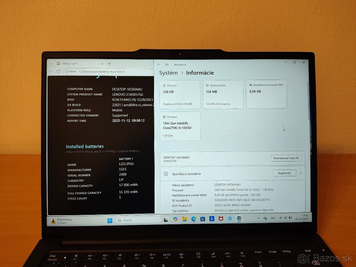 Lenovo ThinkPad E14 Gen 5 – i5-1335, 8 GB RAM, 256 GB SSD - 5