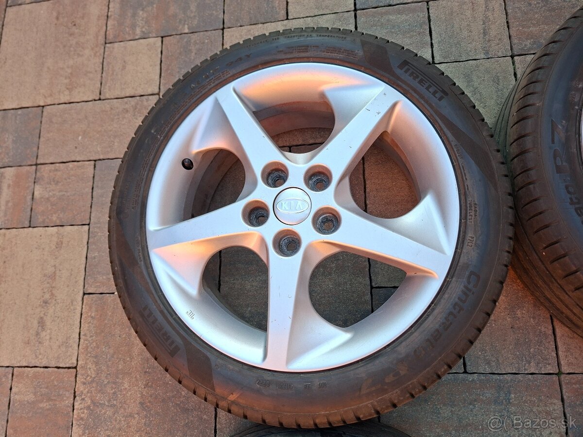 Predám hlinikové disky org.Kia/Hyundai-R17 - 5