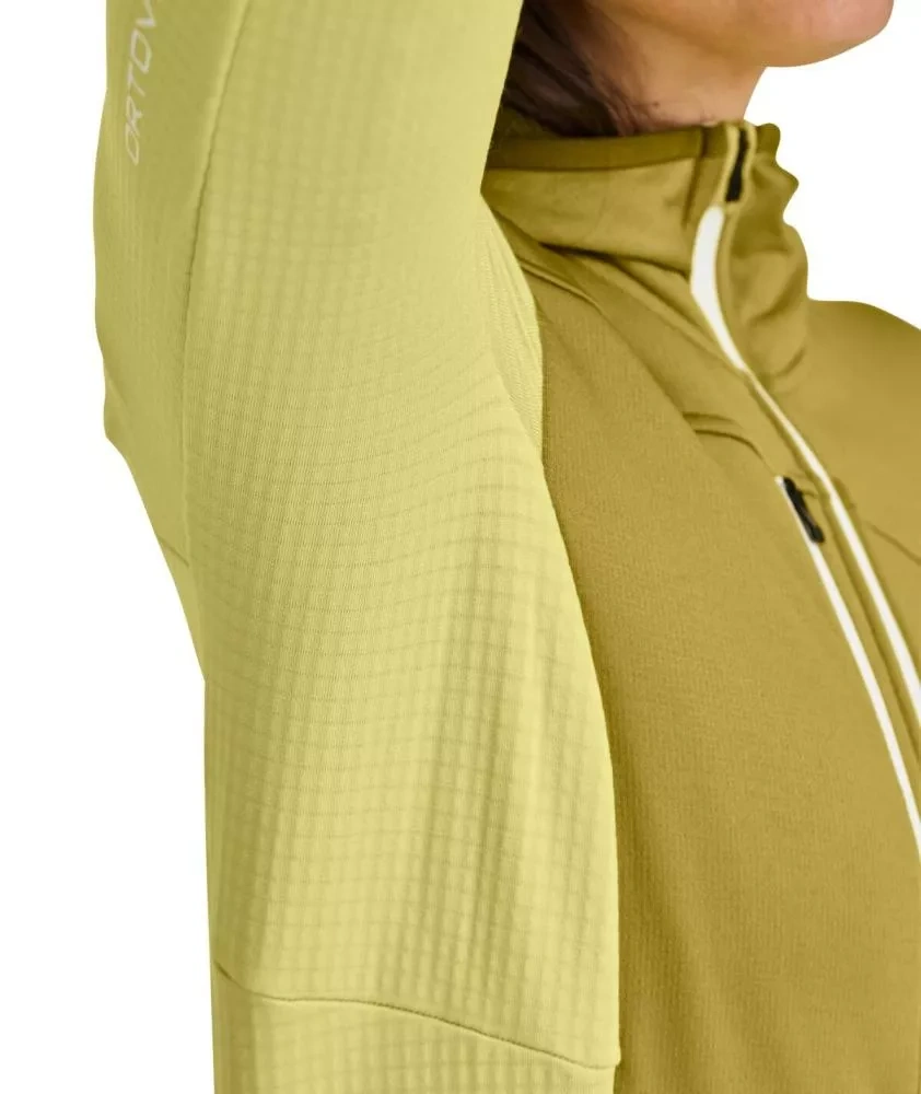 Fleece Ortovox Fleece Grid Hoody - velkost S, merino - 5