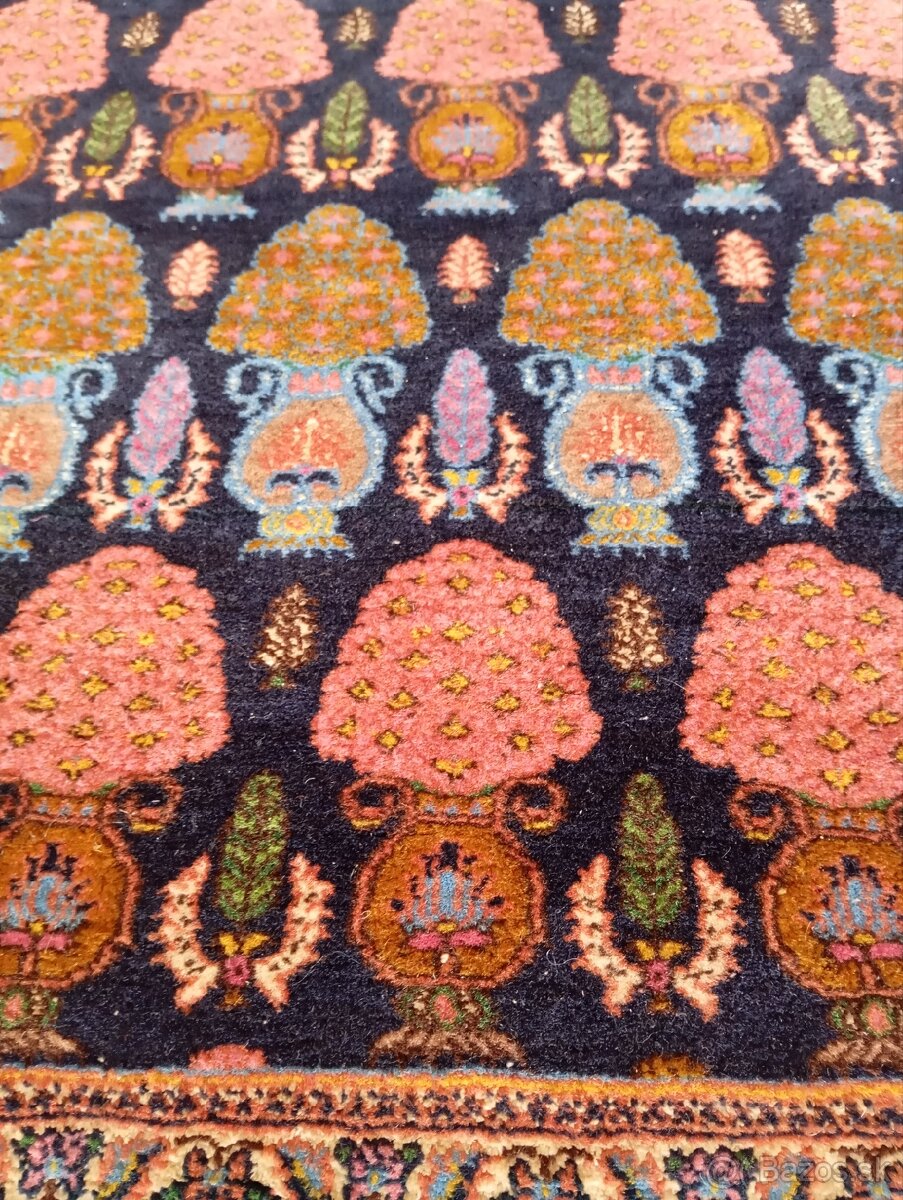 ⭐Investičný perzský hodvábny koberec Keshan 192x120 cm⭐ - 5