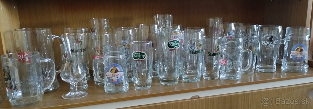 Predam pivove pohare - zbierka rôznych značiek... - 5