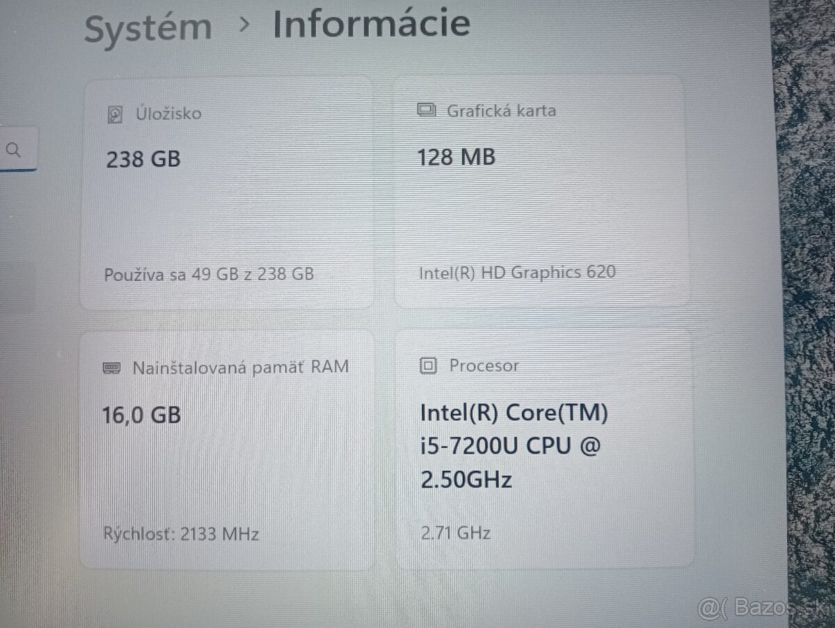 Hp elitebook 840 g4 + Intel core i5 + 16gb ram + Windows 11 - 5
