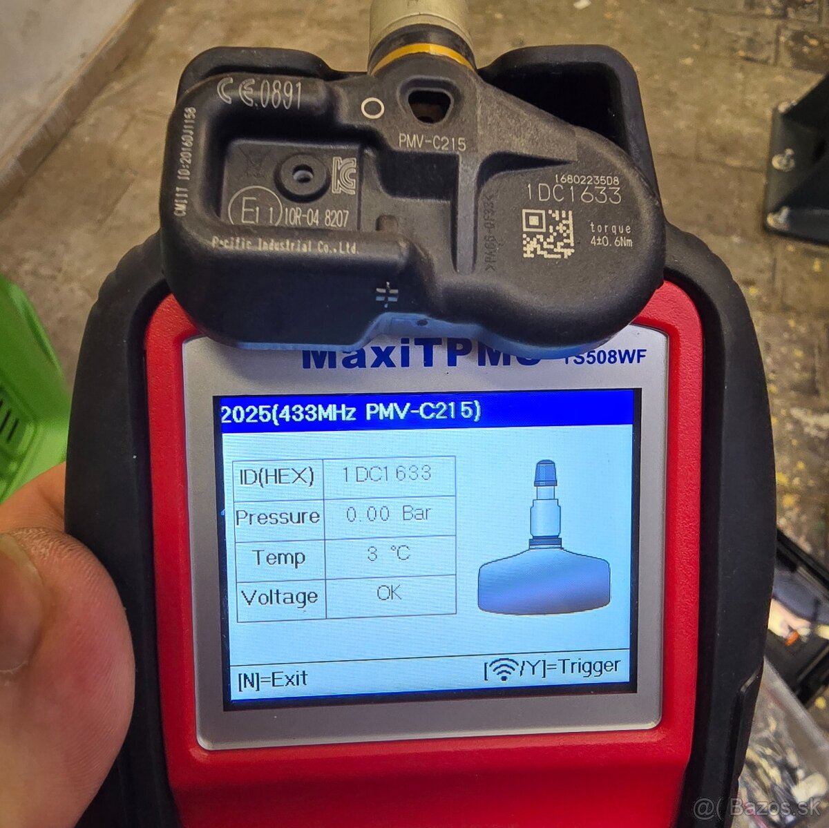 Senzory tlaku (TPMS) TOYOTA/LEXUS - 5