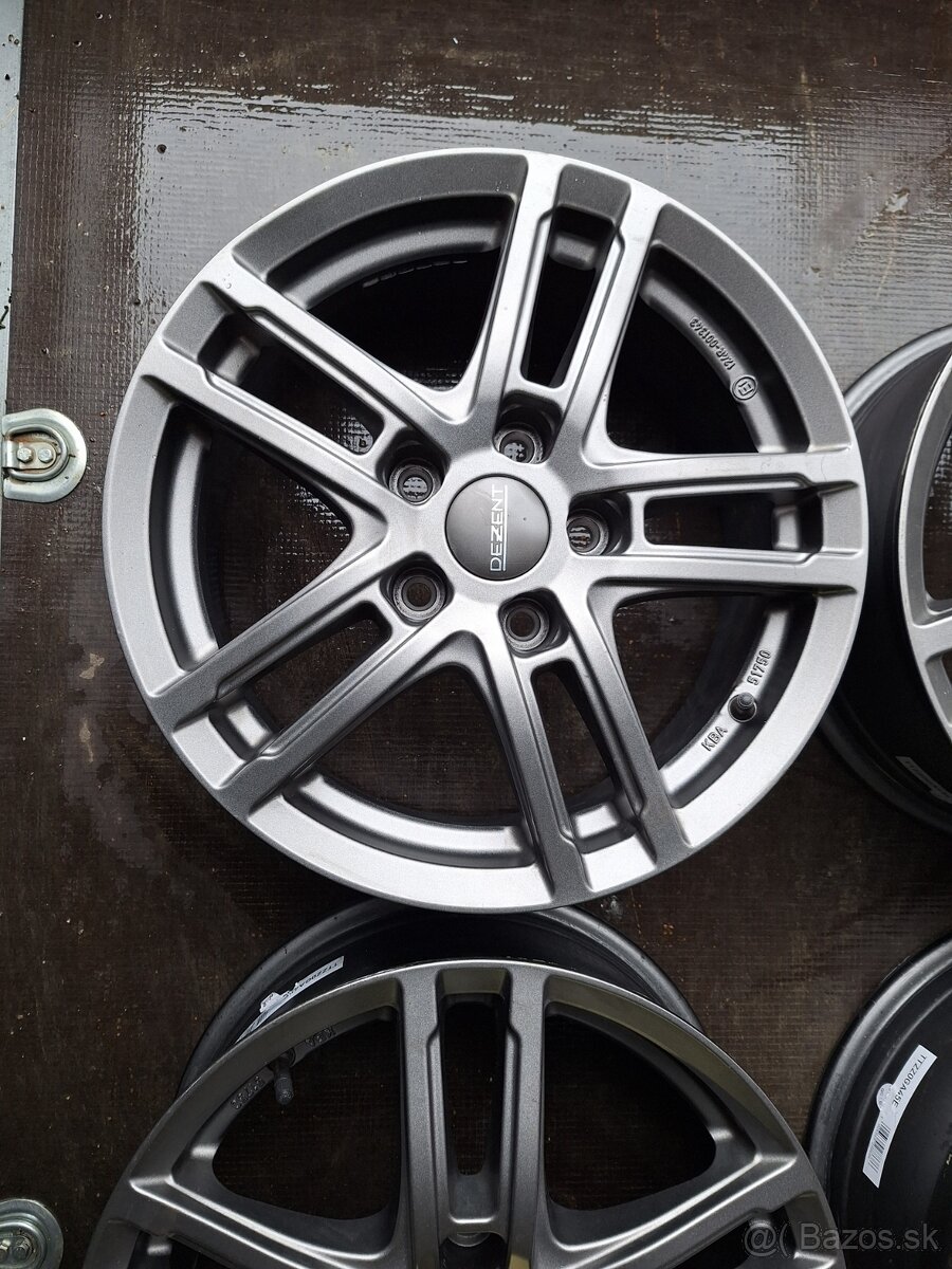 Disky Dezent TZ graphite 5x114,3 R16, 6,5J, ET 45 - 5