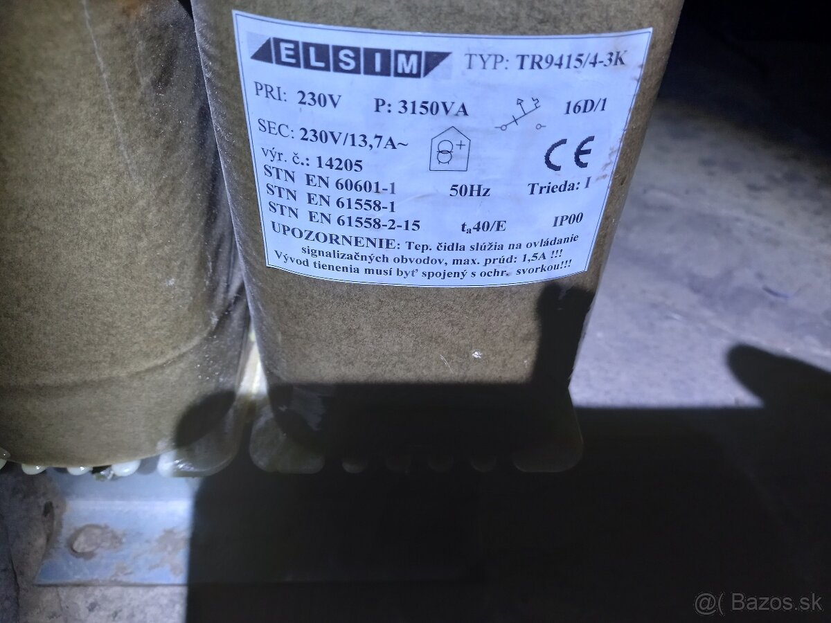 Predám ochranné oddeľovacie trafo siete - 5