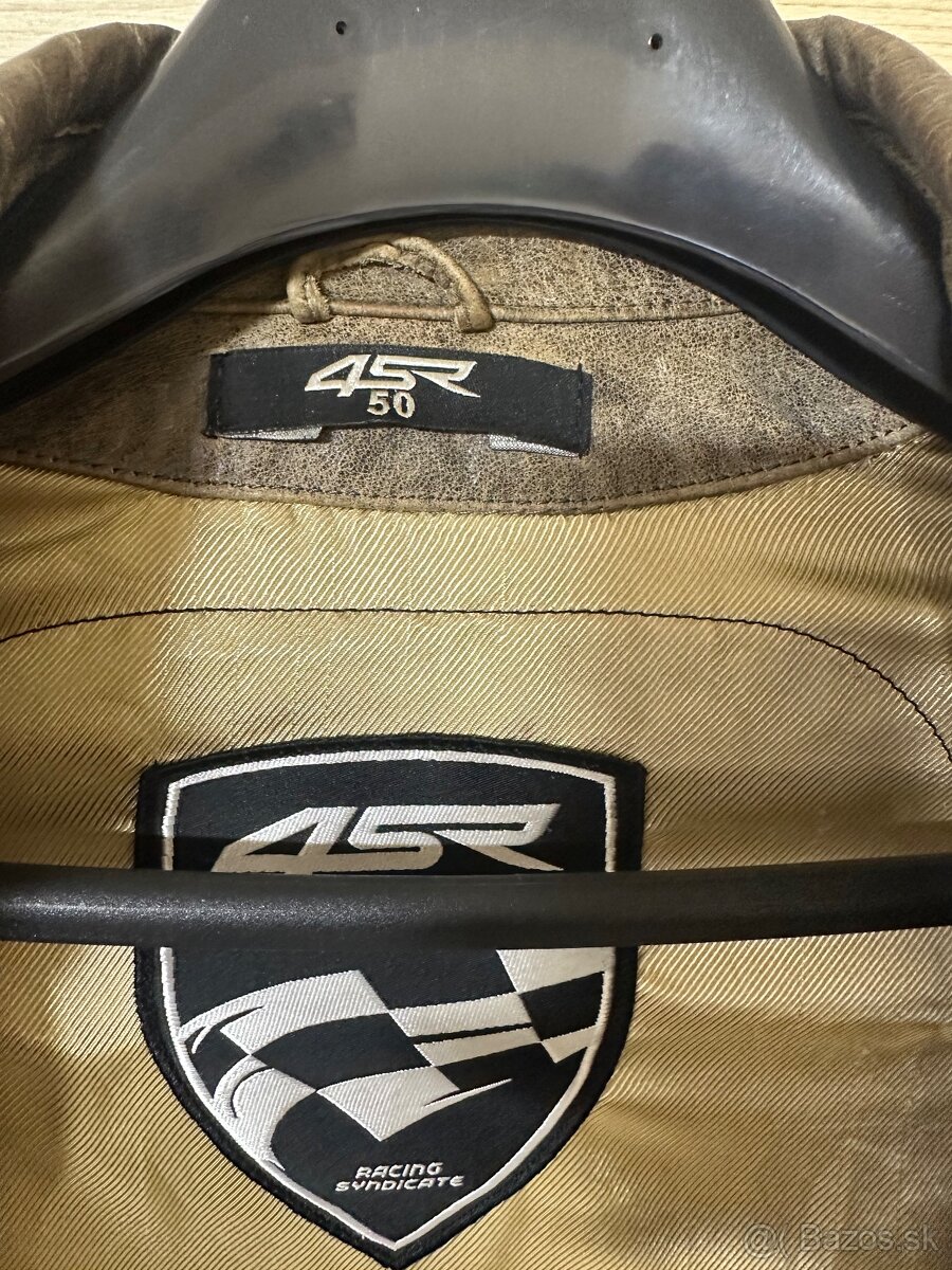 Motorkárska bunda z byvolej kože - 5