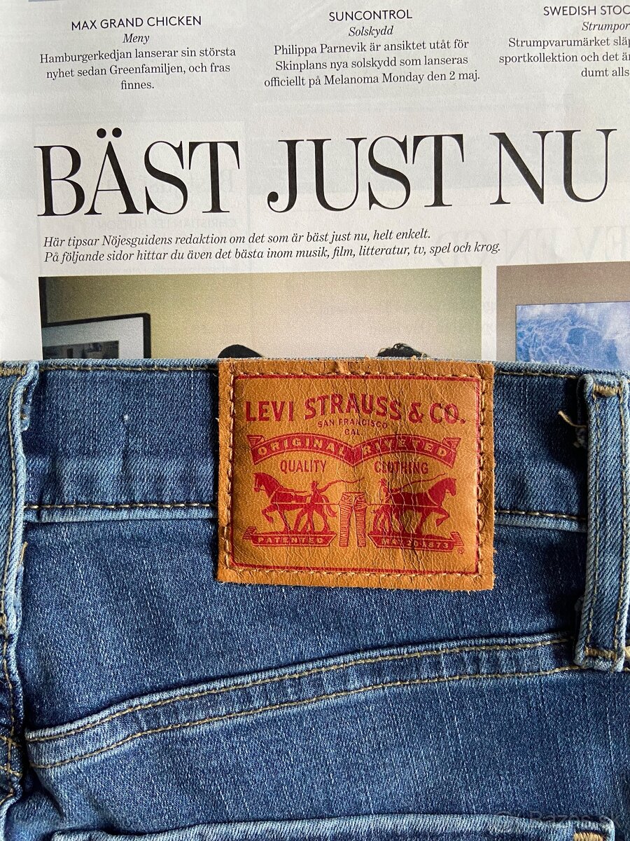 Levi’s Mile High Super Skinny W25 L30 džínsy XS Levis Levi - 5