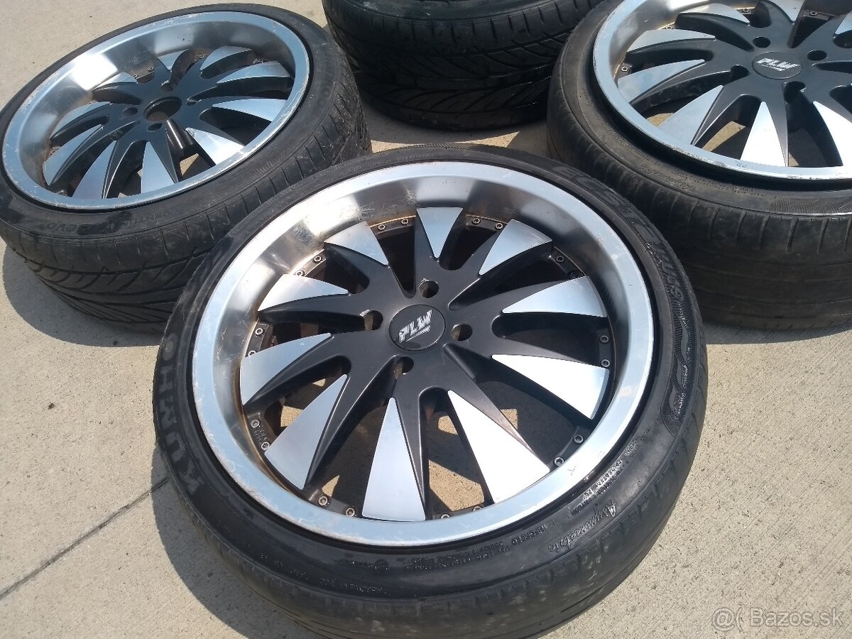 Prémiové športové hliníkové disky 4x100r17 s letnými pneu - 5