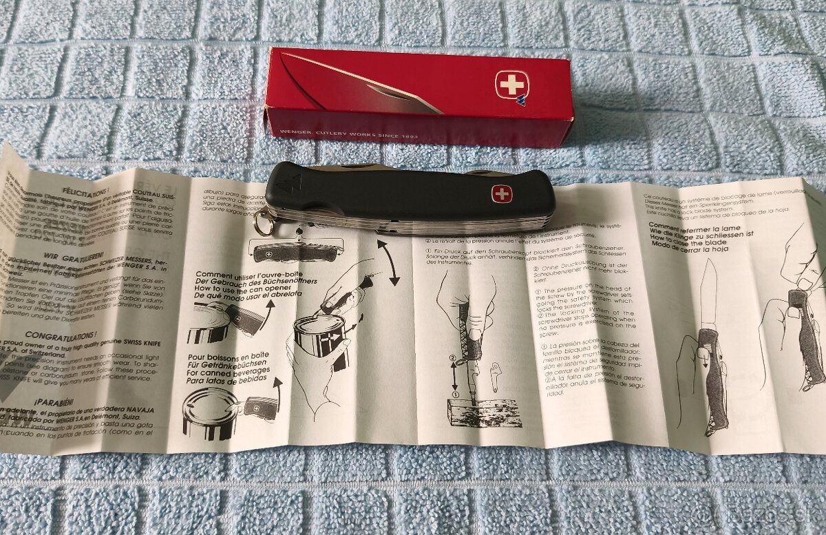 WENGER POĽOVNÍCKY NÔŽ PREDANÝ - 5