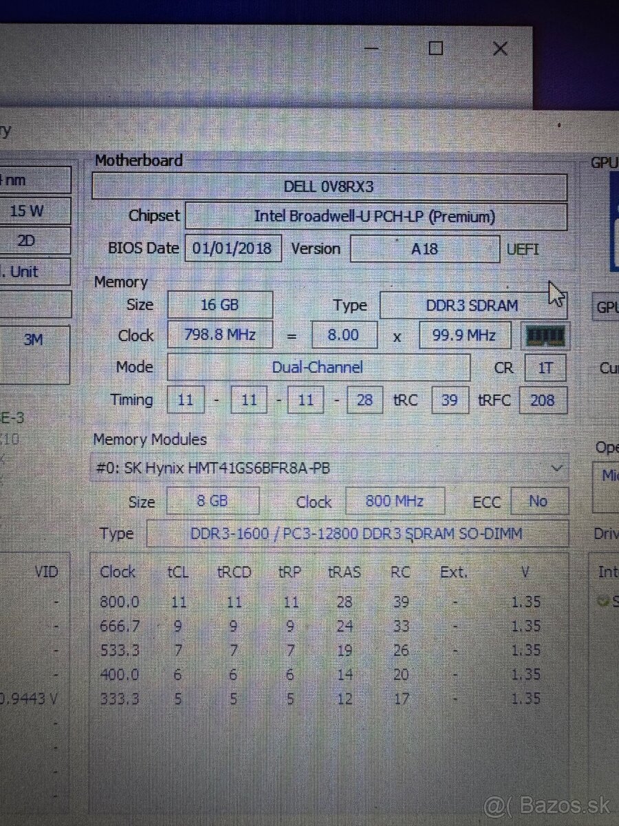 Notebook Dell Latitude E7250 - Zachovalý, v dobrom stave - 5