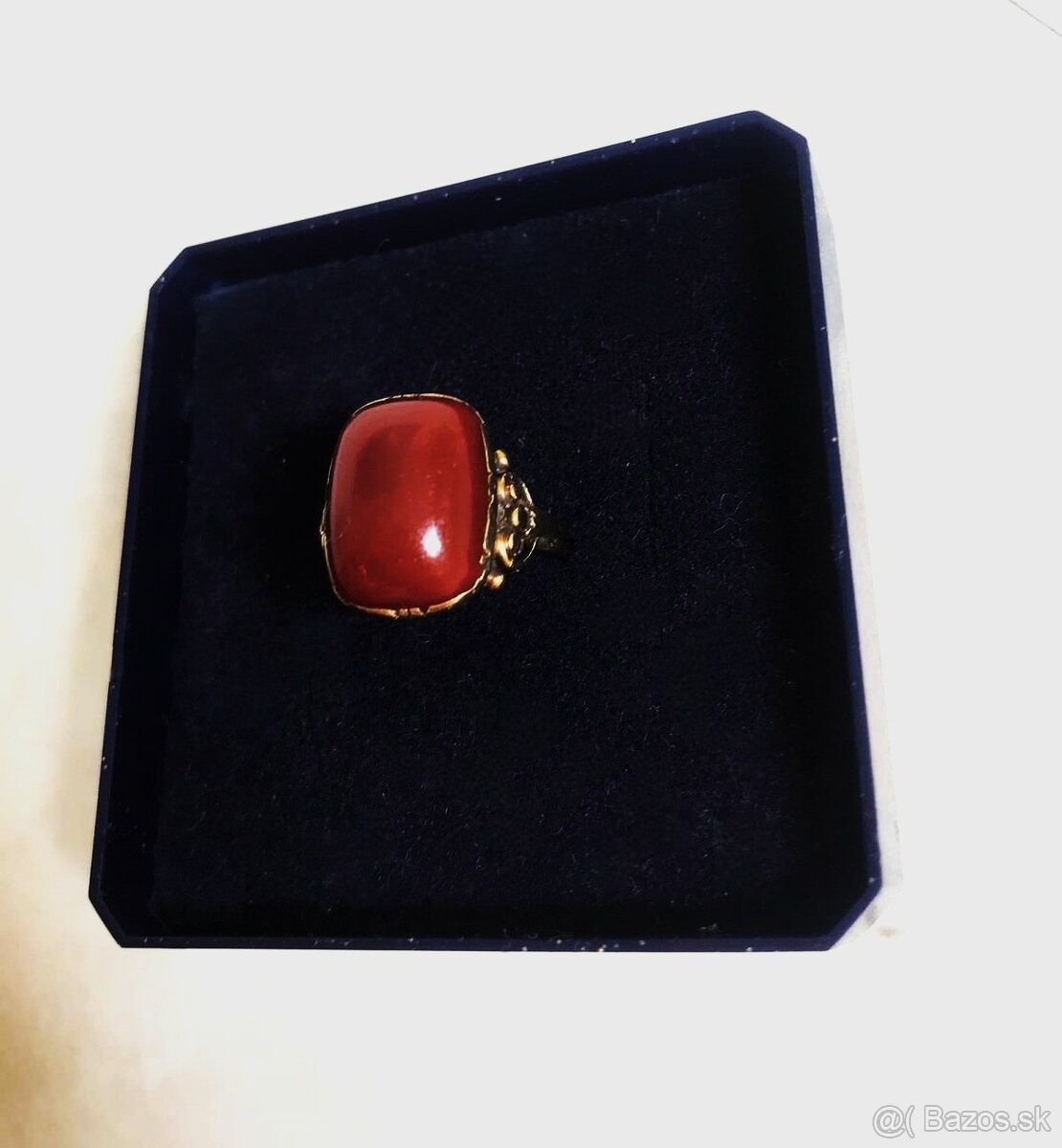 Starož.prsteň s karneolom - 5