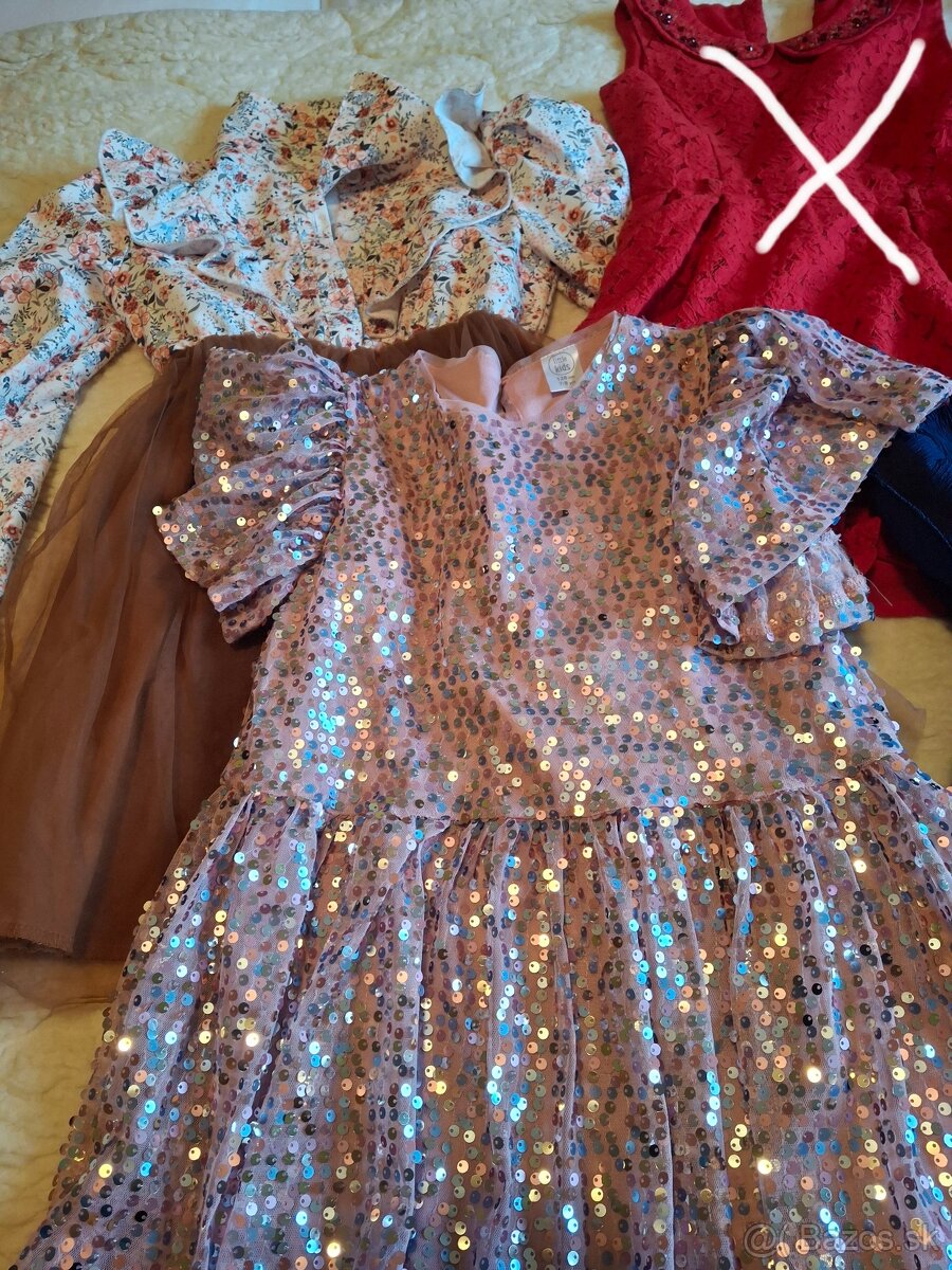 krásne šaty pre slečnu 6-8 rokov - 5