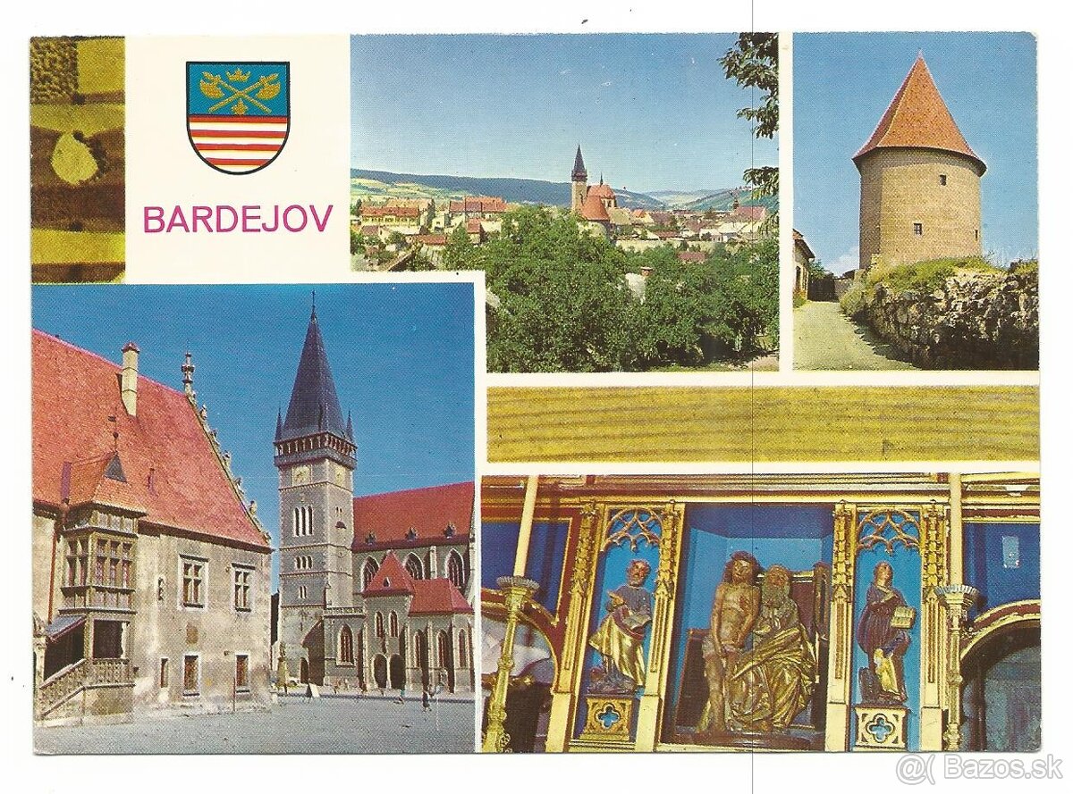 Bardejov (1-10) - vf, prejdené poštou - 5
