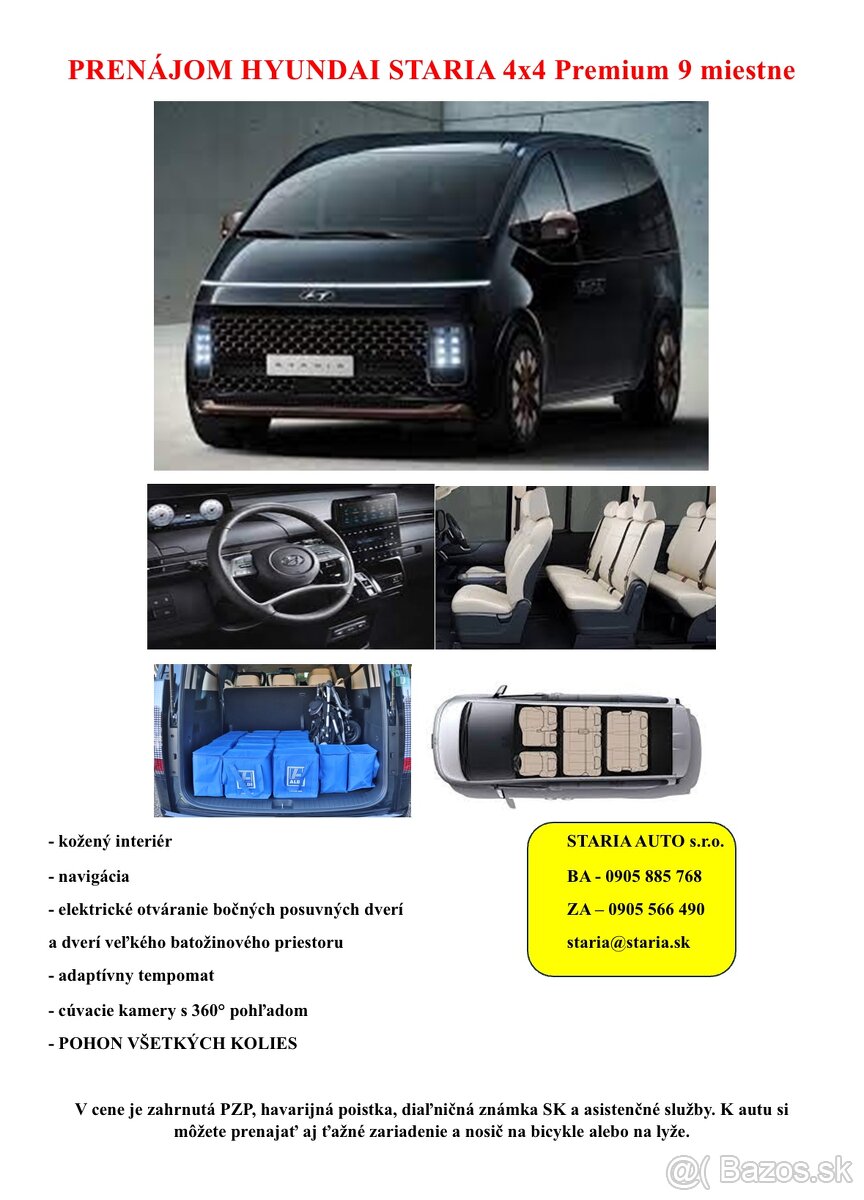 Prenajom 9 miestneho auta - 5