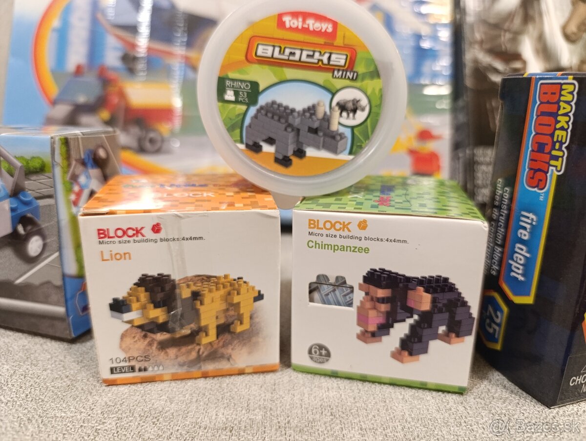 Stavebnice - hračky kompatibilní s Lego. - 5