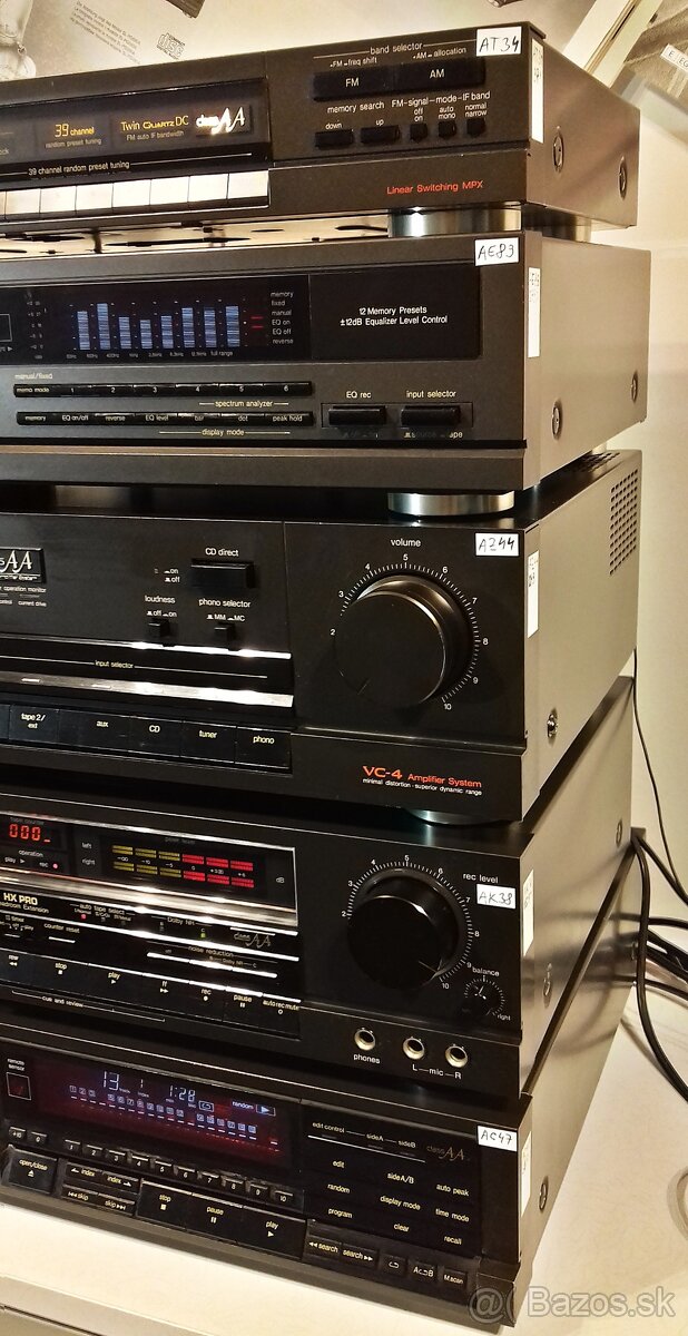 Zostava TECHNICS tuner, equalizer, zosilnovac, CD, deck= A01 - 5