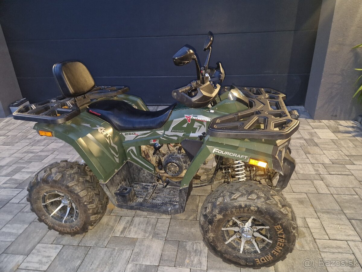 Fourcraft 250 GTX automat+hlinikove disky+tazne