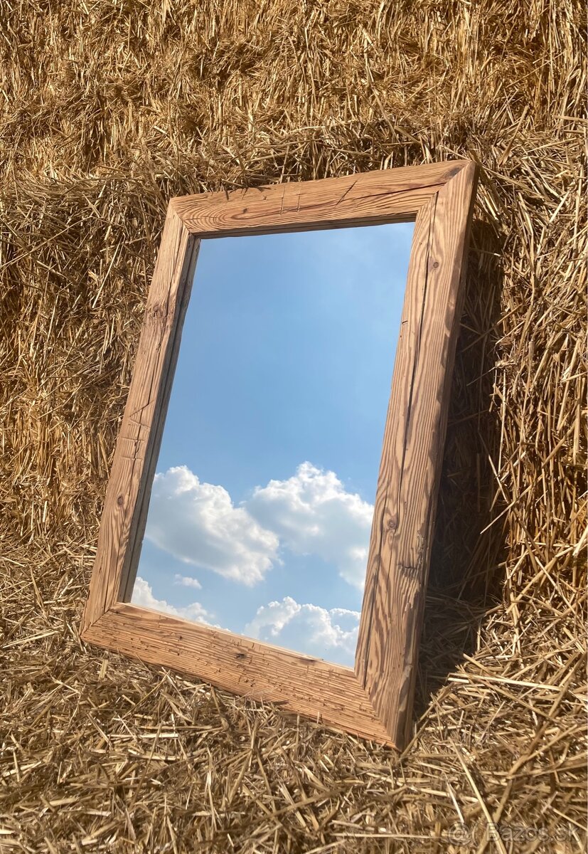 Zrkadlá a rámy zo starého dreva - 5