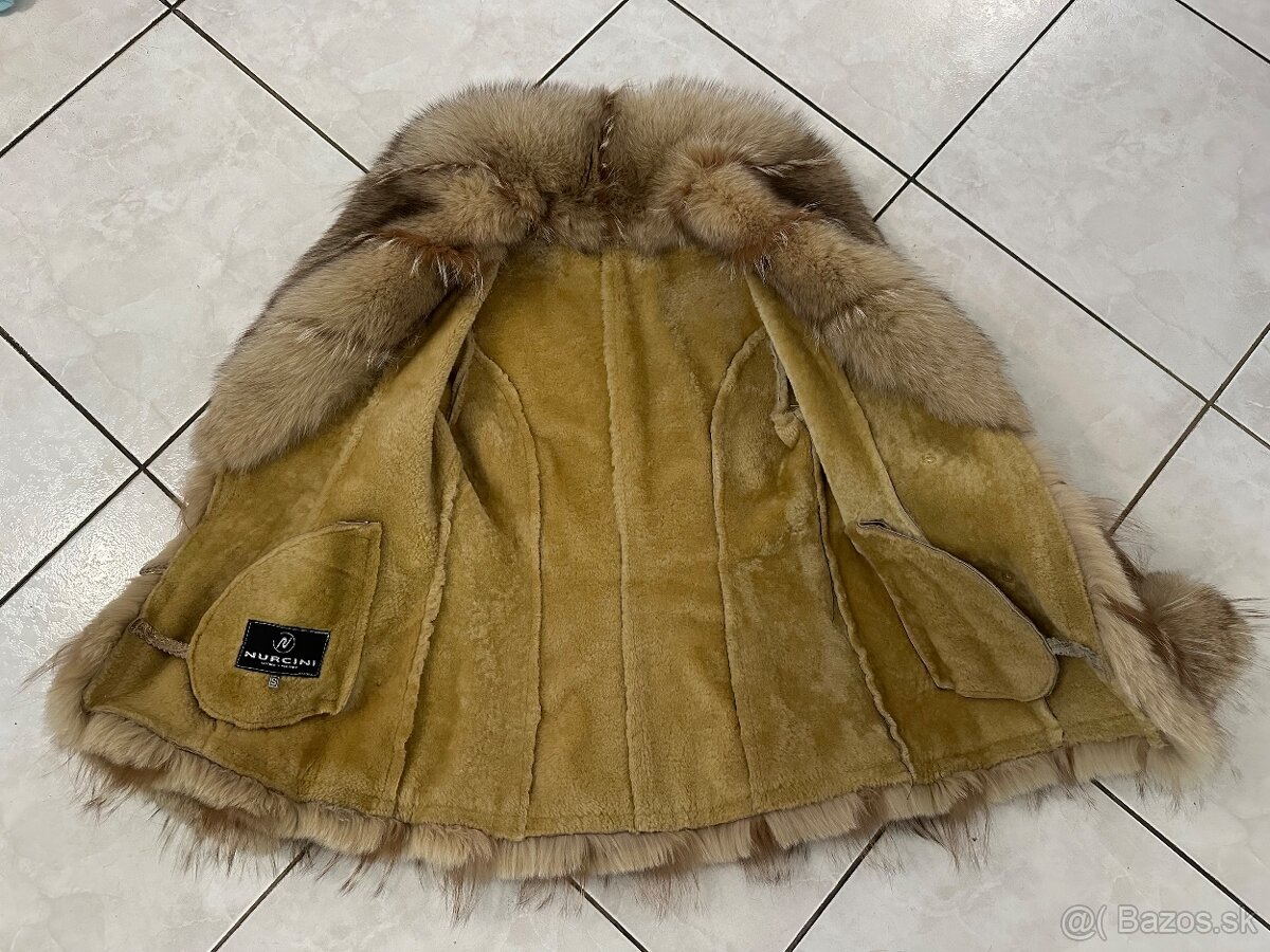 Kožený luxusný kabátik - 5