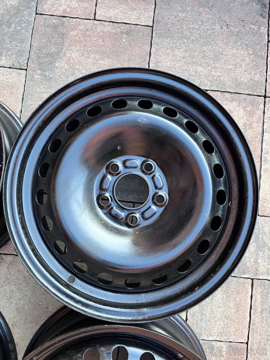 Orig. plechove disky Ford R16, 5x108 - 5