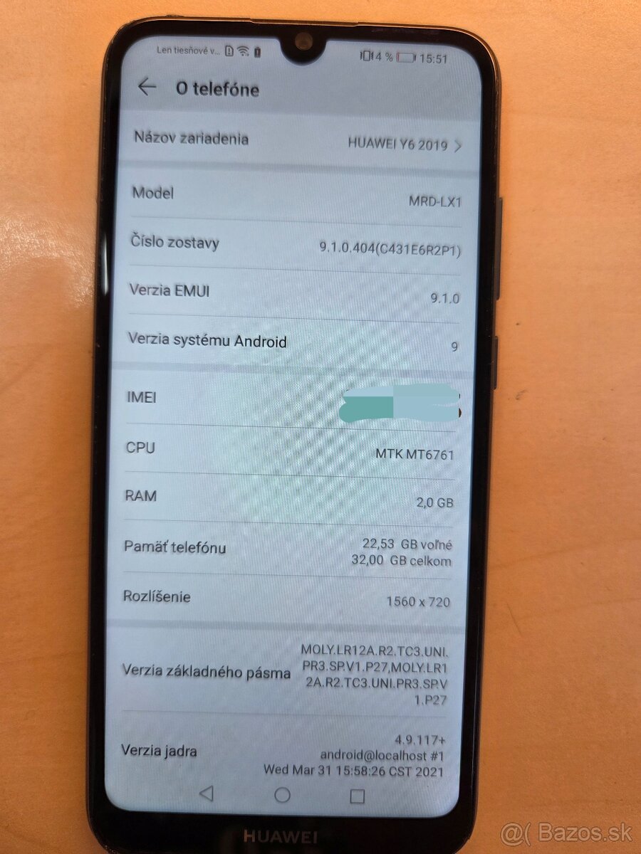 Huawei Y6 (2019), MRD-LX1, 2/32GB - 5