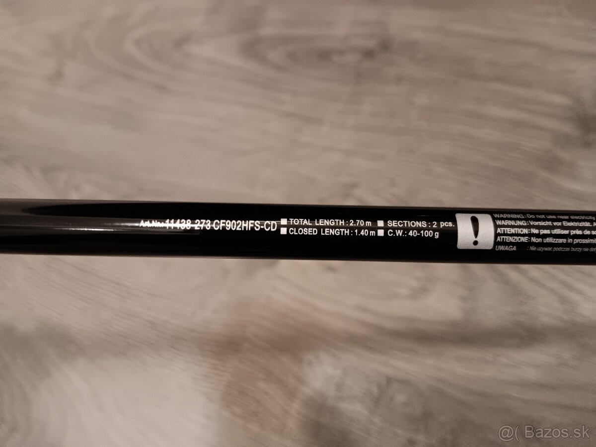 Prut Daiwa Crossfire Spin 2,7m 40-100g - 5