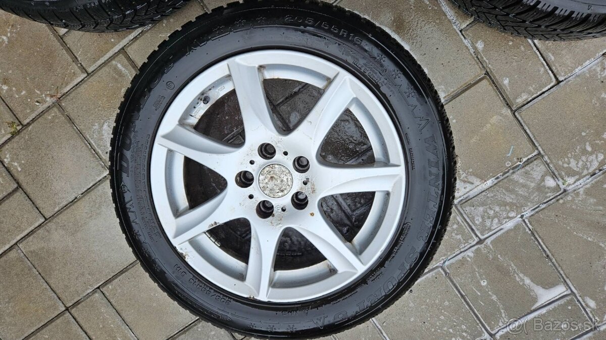 102. sada zimní kola 205/55 r16 5x108 Ford - 5