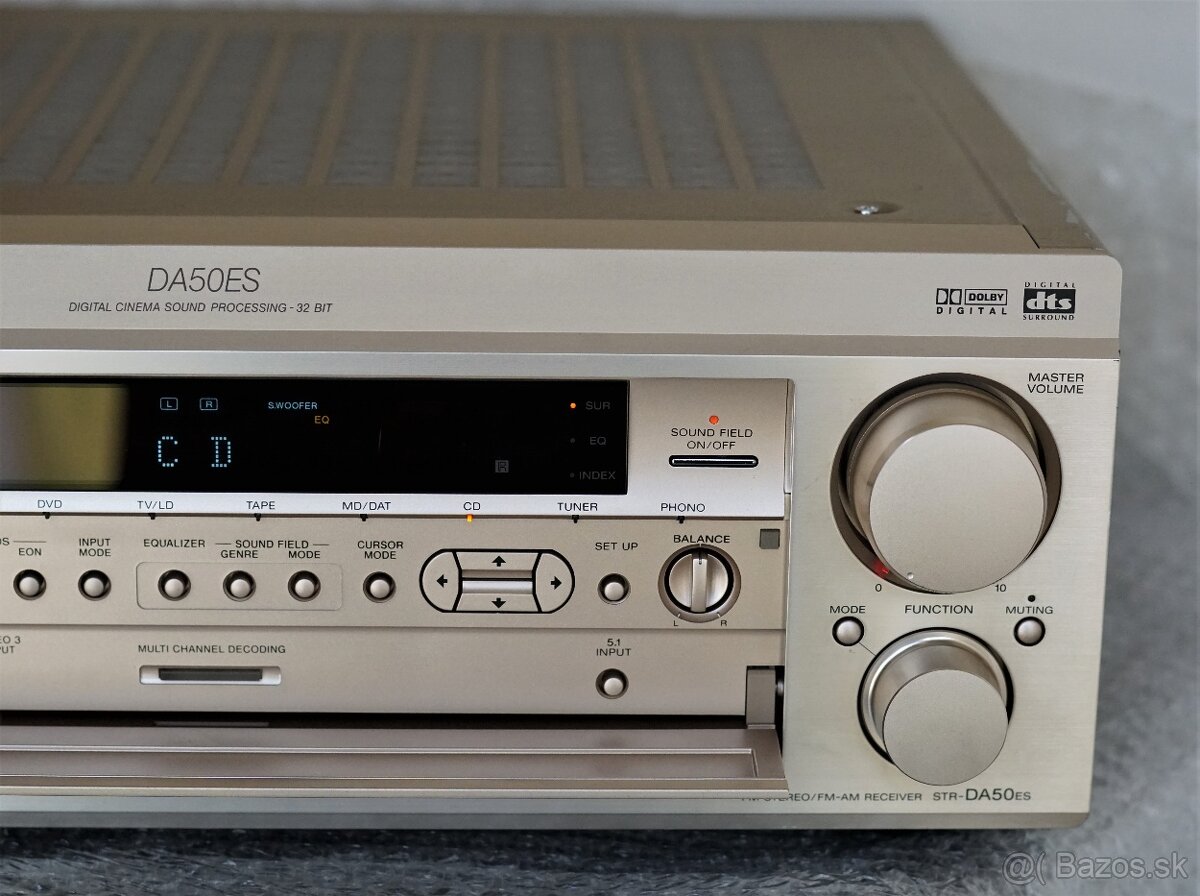 SONY STR DA 50 ES stereo receiver v provedení champagne - 5
