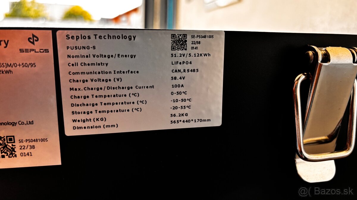 LiFePO4 SEPLOS PUSUNG baterie - 5