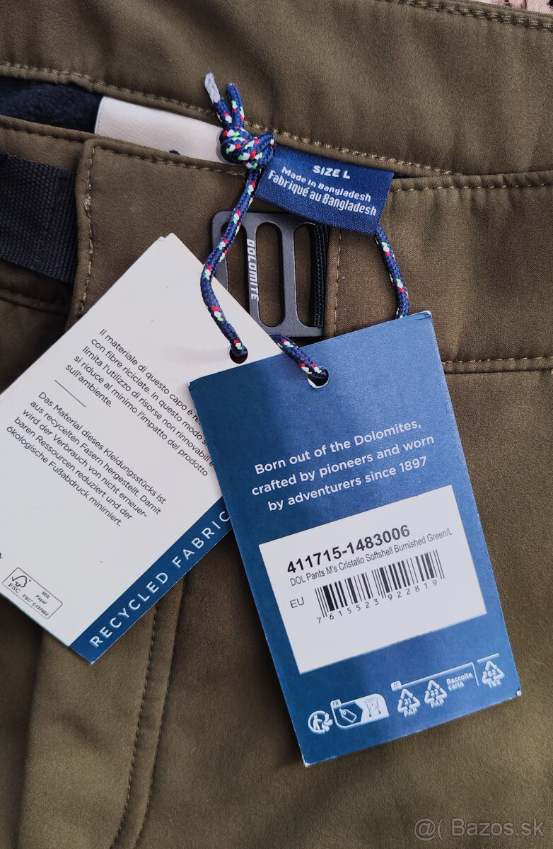 Softshellové nohavice Dolomite Pants Cristallo - 5