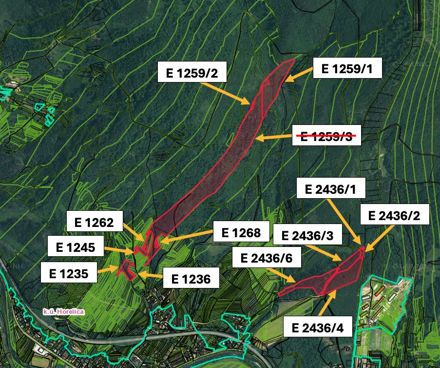 Čadca (Horelica) – 14.700 m2 ORNÁ PÔDA a LES - 5