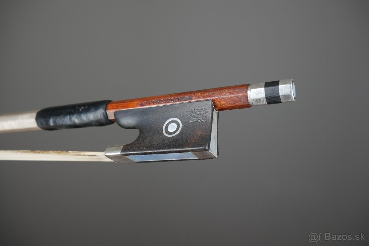Husľový sláčik H. R. Pfretzschner + certifikát - 5