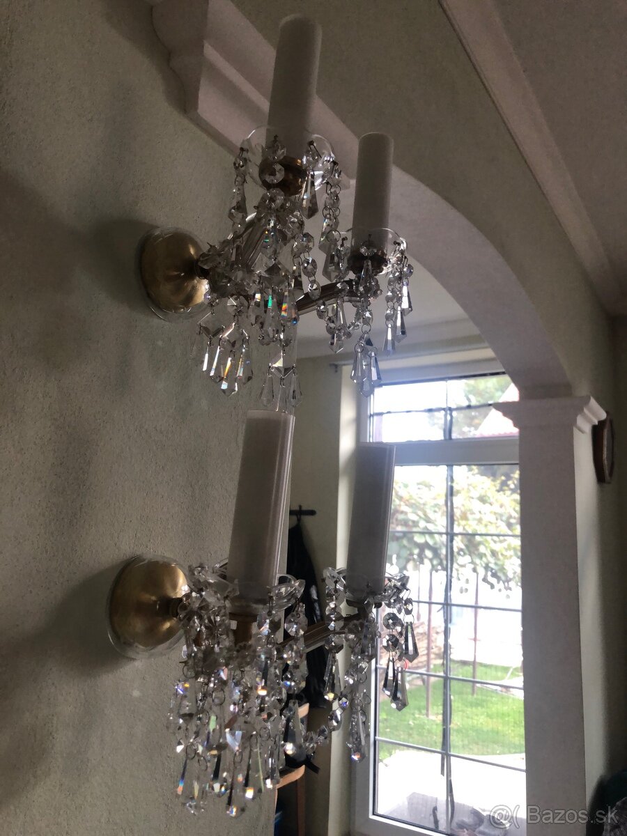 nástenné kryštáľové lustre - 5