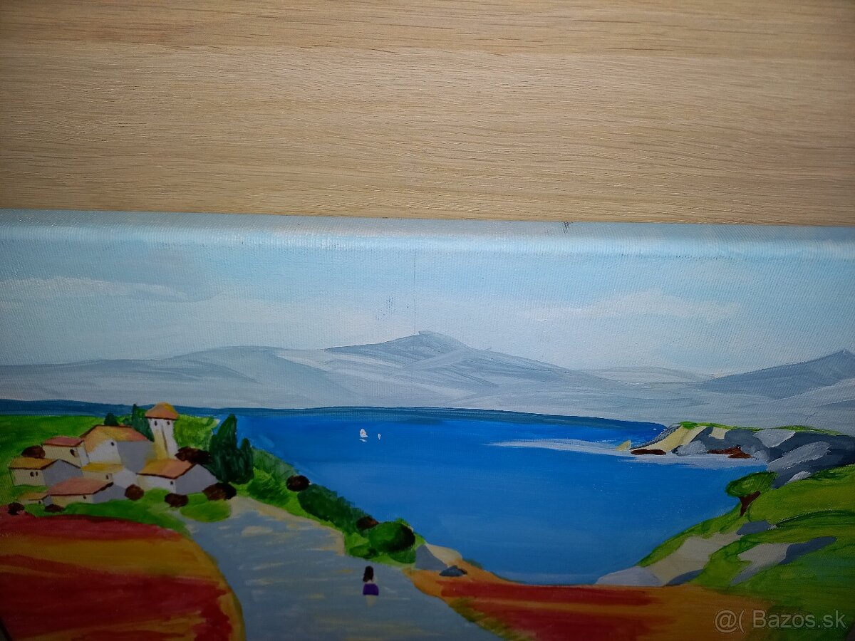 Ručne maľovaný obraz Toskánsko - 5