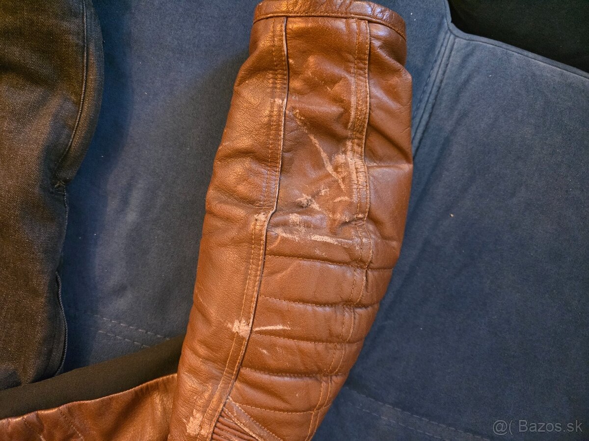 Motorkárska bunda TRILOBITE ACID SCRAMBLER 964 hnedá - 5