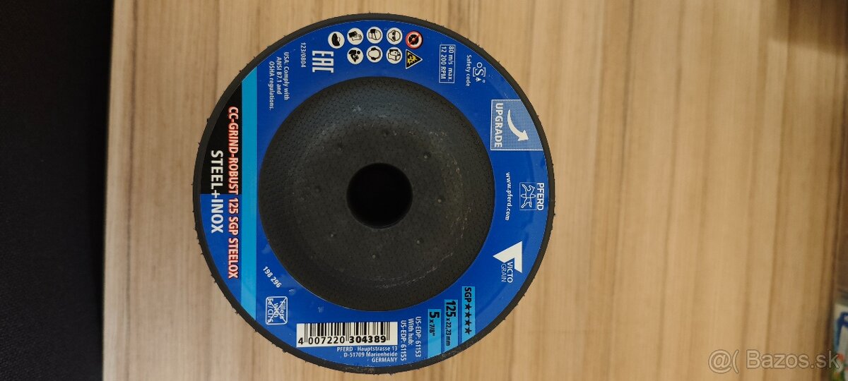 Predám brúsne kotúče do flexky 115 mm , 125 mm , 180 mm - 5