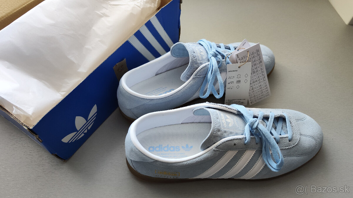 Adidas Gazelle Lo Pro svetlomodré, veľkosť 43 1/3 (UK 9) - 5