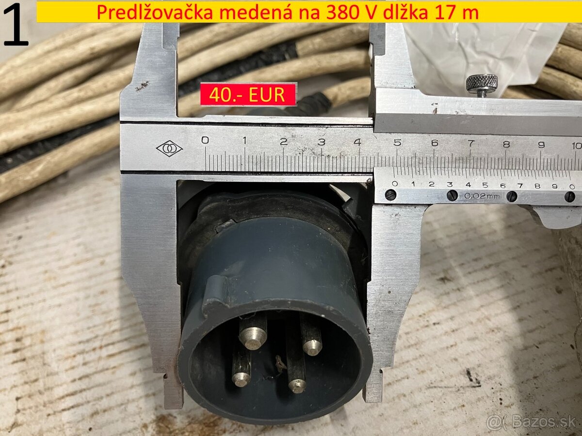 Predlžovačka medená na 380 V - 5