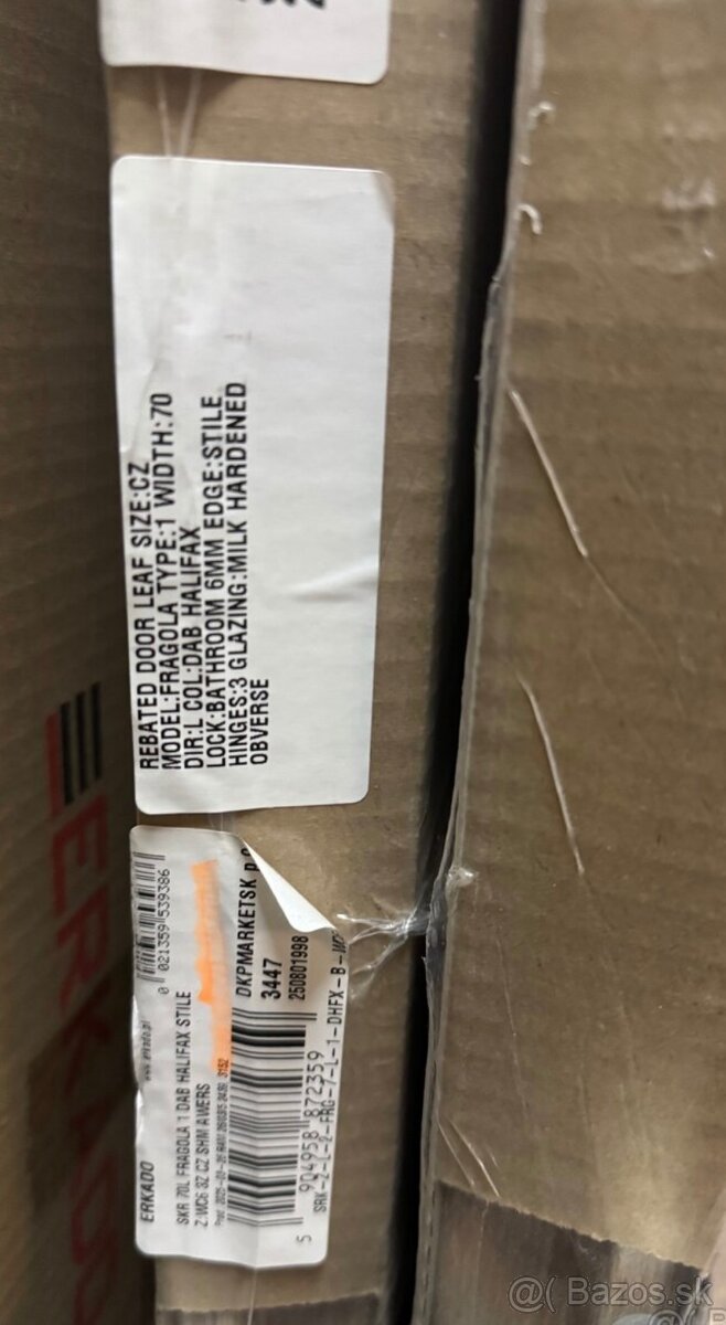 2x falcové dvere so zárubňami - 5