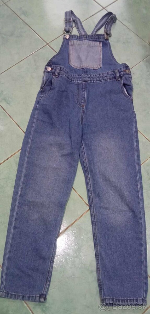 Riflovy overal veľkosť 152 a Retro rifle na traky-146 - 5