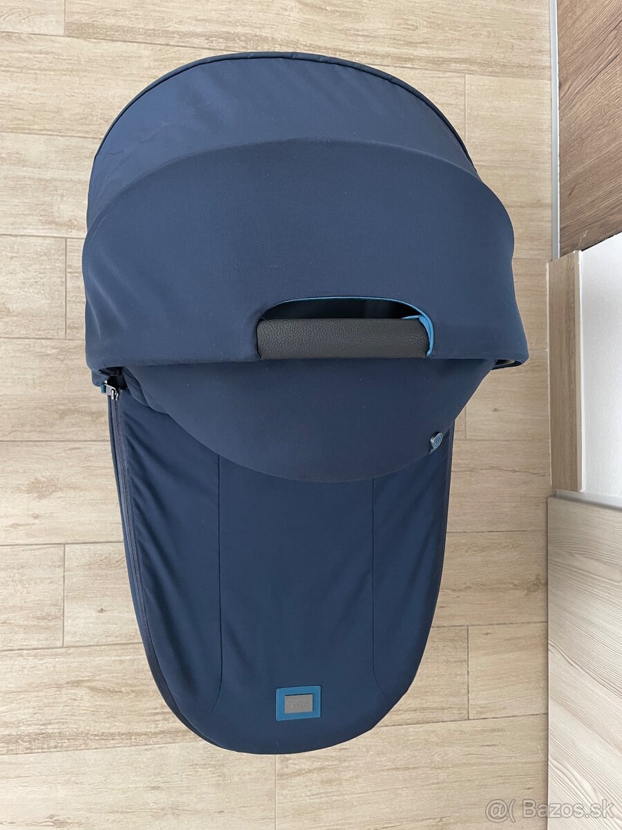 CYBEX Priam Lux Carry Cot Nautical Blue Platinum - 5