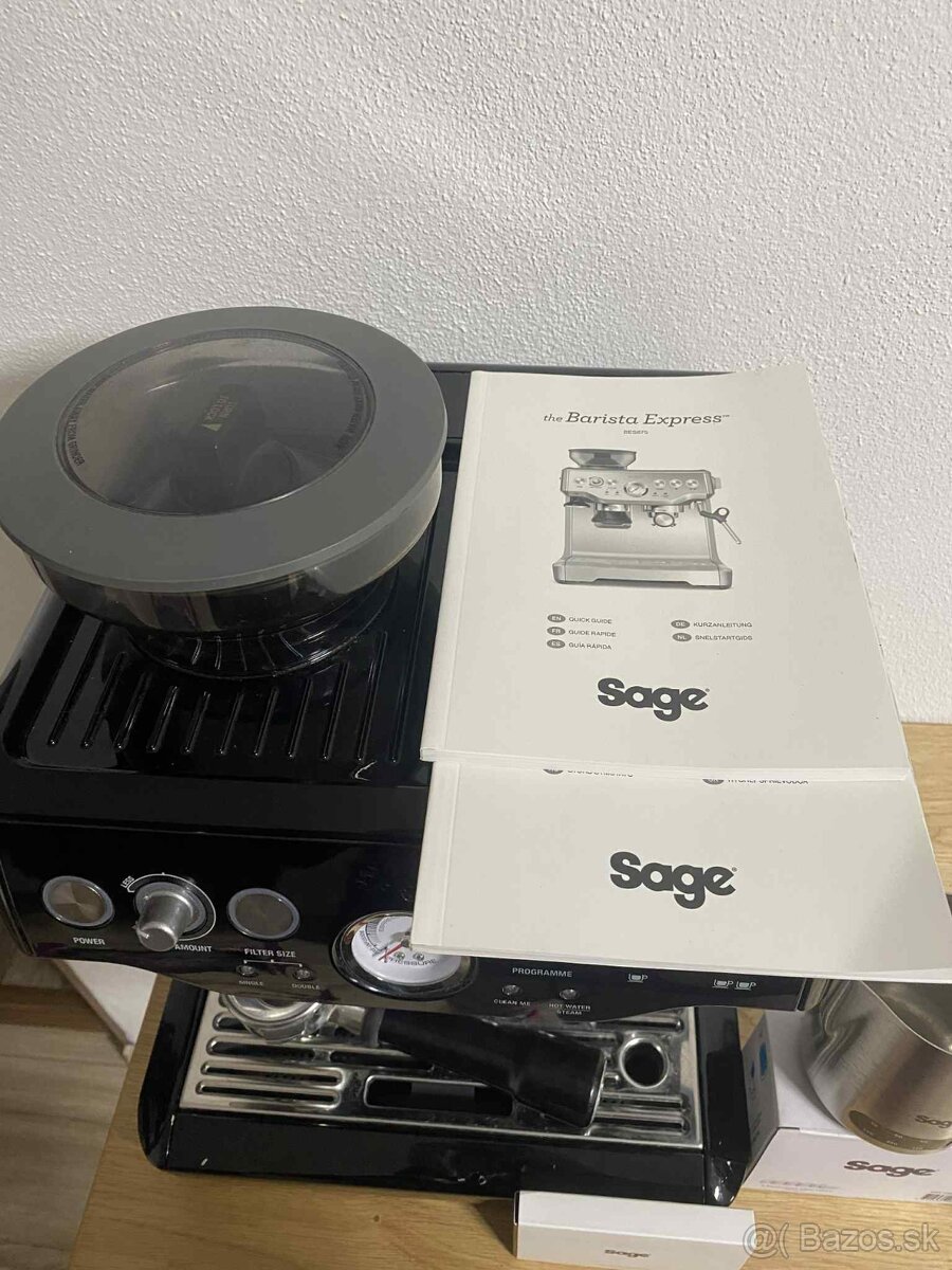 Predám kávovar sage bes875bks - 5