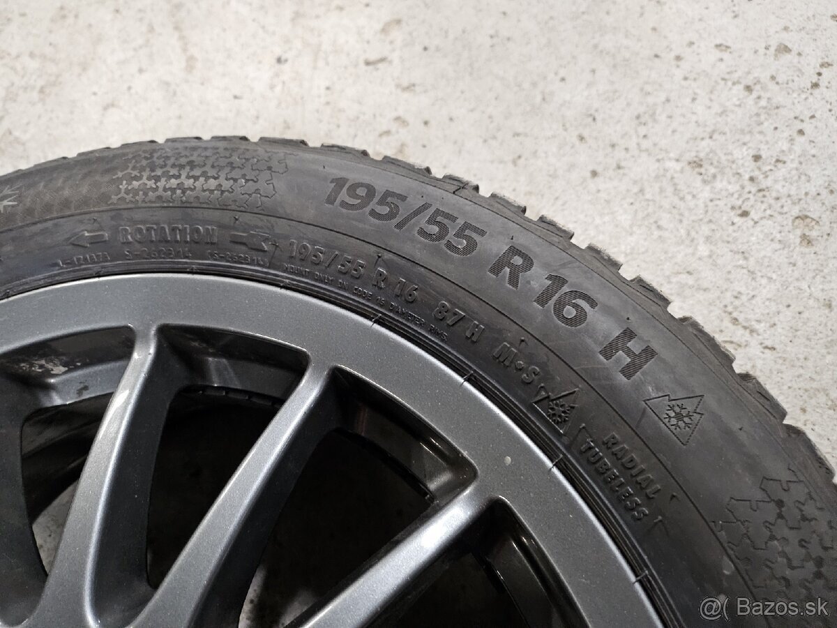 4x zimné pneu 195/55r16 - 5