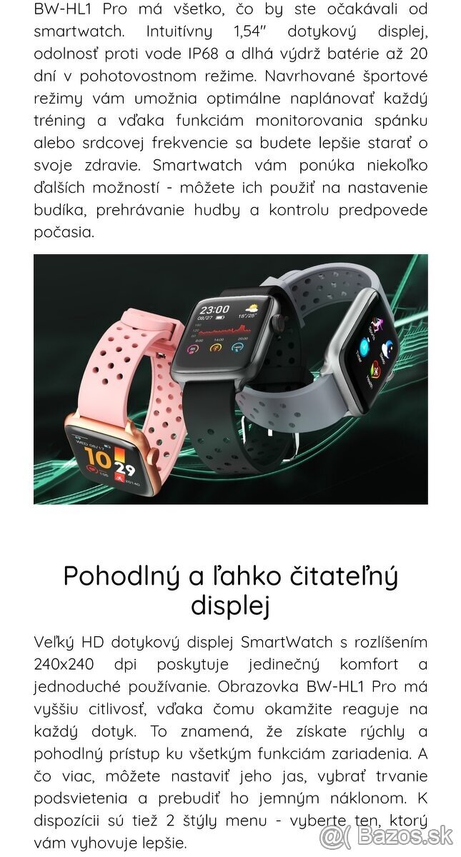 Profesionálne Smart hodinky s množstvom funkcií - nové - 5